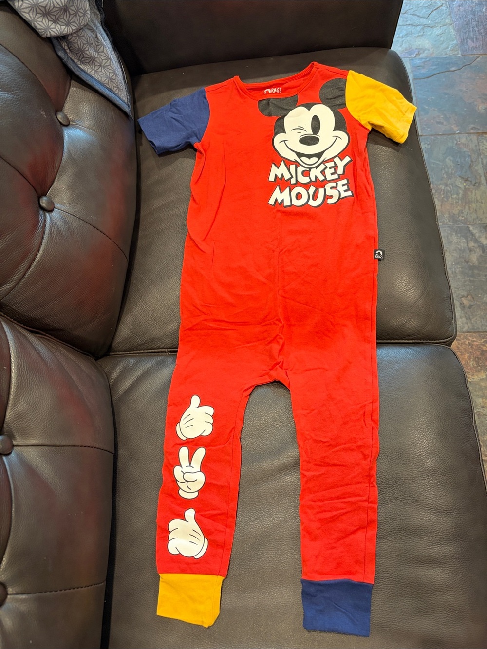 Mickey Kids One-Piece Romper rags to raches